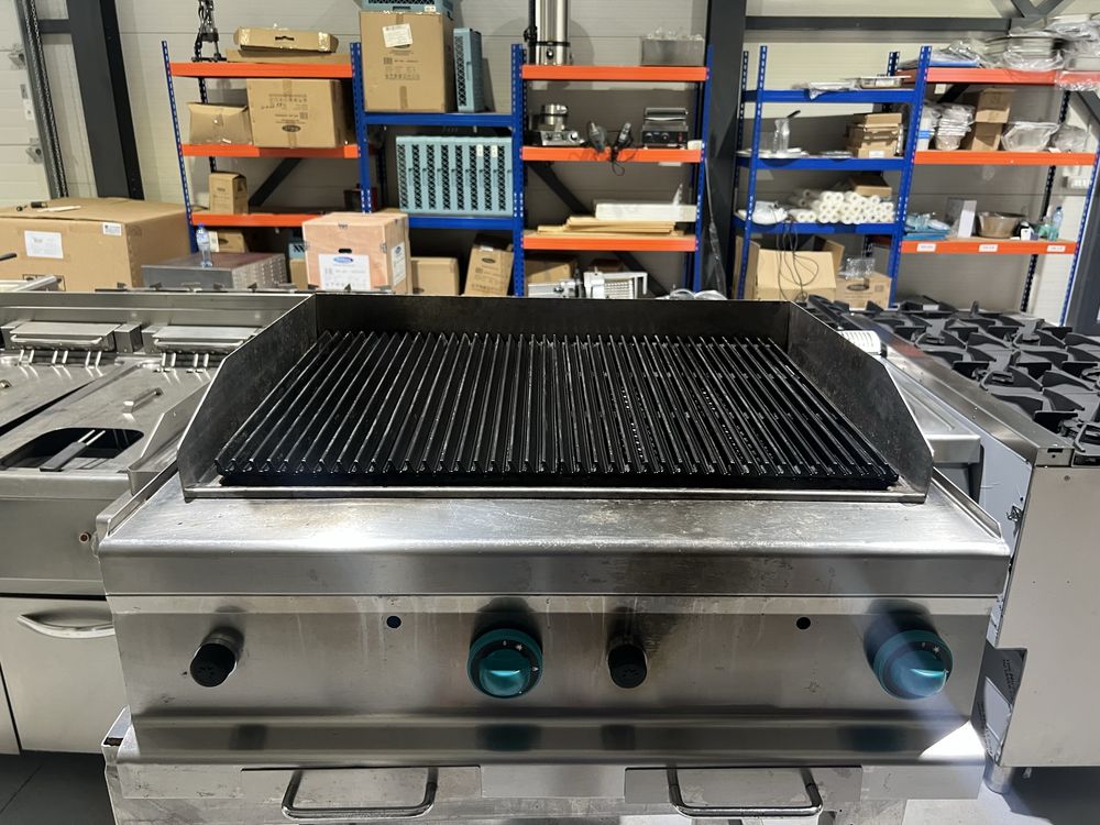 Gratar dublu gaz roca vulcanica Modular Italia -2 arzatoare -linia 700