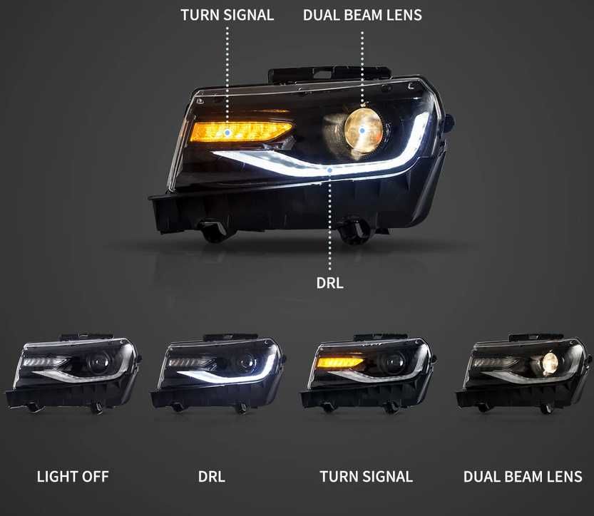 RGB LED фарове Chevrolet Camaro 2014-2015