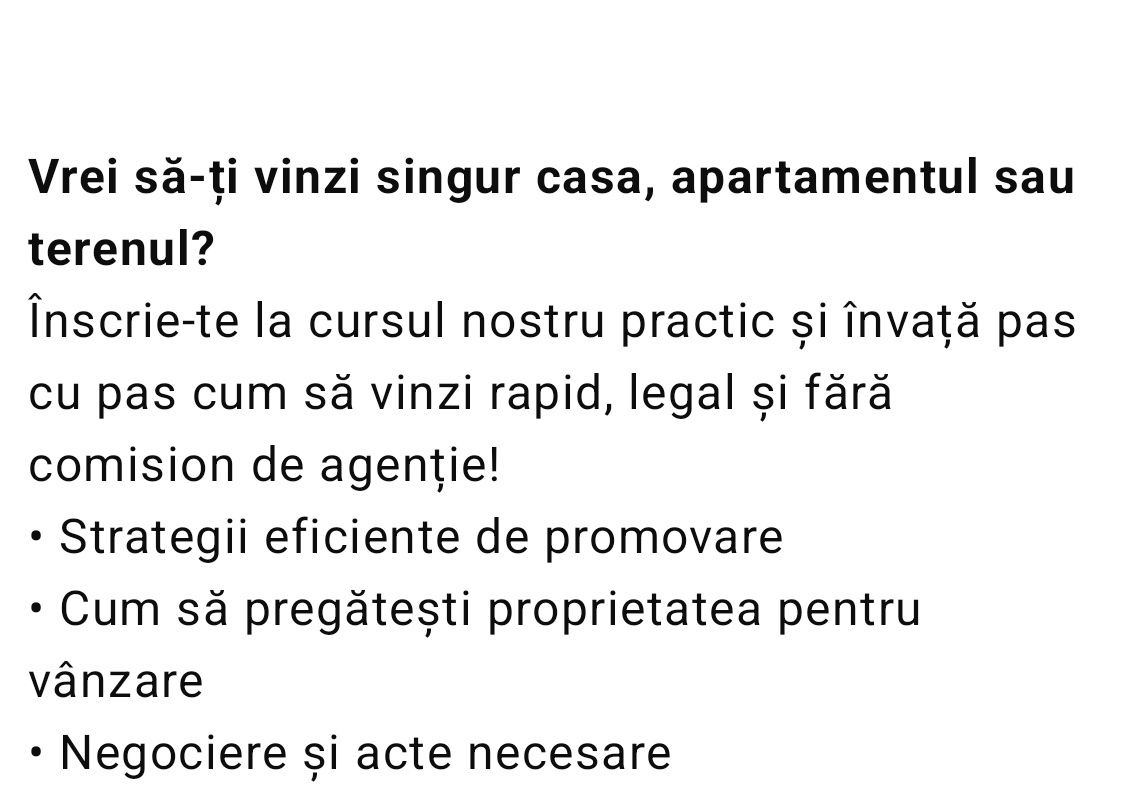 Vrei să îți vinzi singur,casa, apartamentul,sau terenul?