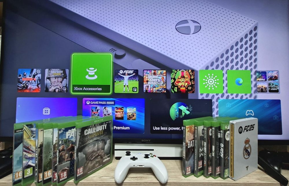 Xbox one s + fifa 25 premium edition