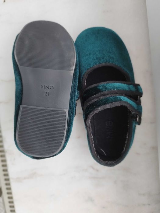 Pantofiori balerini bebe fete, Mango, mărimea 21