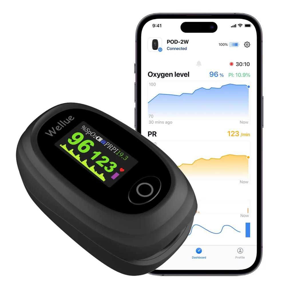 Пулсоксиметър с APP и Bluetooth