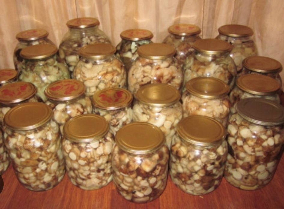 Грибы маринованные
