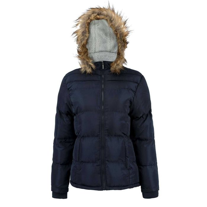Дамско зимно яке Lee Cooper Faux Fur Hood