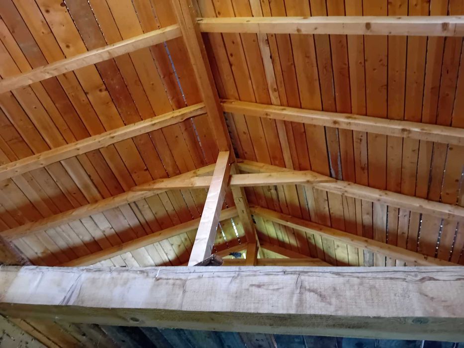 Casa noua Girov beton armat si BCA 152 mp  la rosu 1240mp P +M