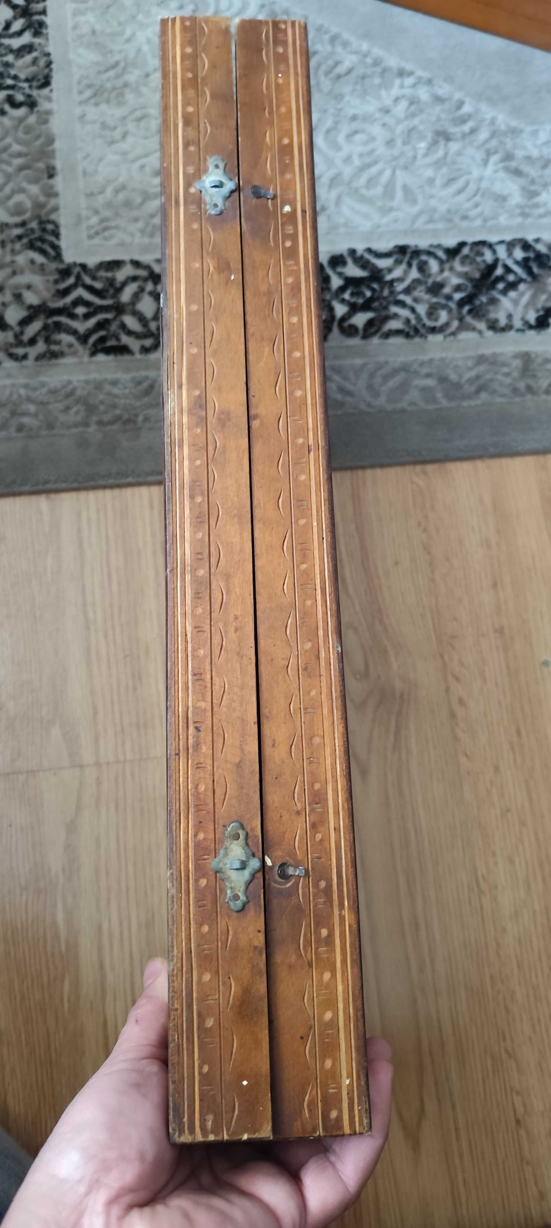 joc table vintage 52x52cm puluri de lemn