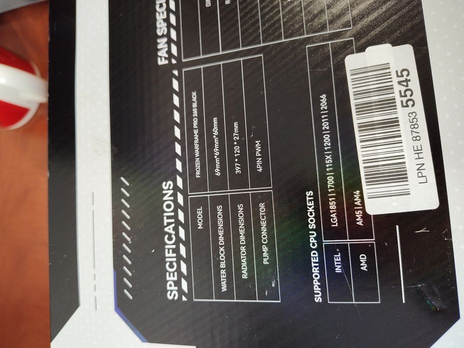 Racire procesor pe lichid cu display 360 mm,Thermalright nou la cutie