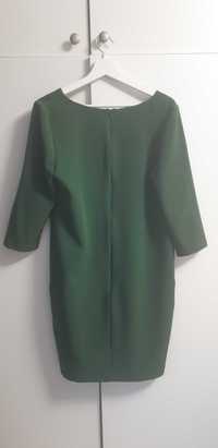 Rochie office, verde,Poema 40