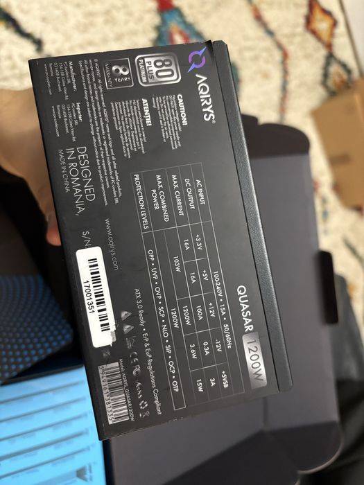 Sursa PC 1200W Aqirys Quasar Pcie5 Platinum - Citeste Descrierea