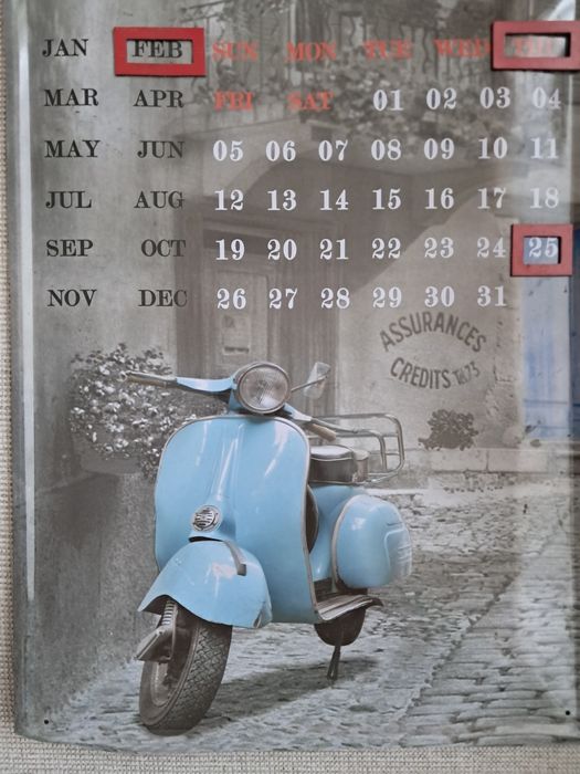 Календар за цялата година