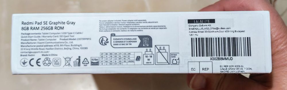 Tablete XIAOMI Redmi Pad SE, două modele, sigilate!