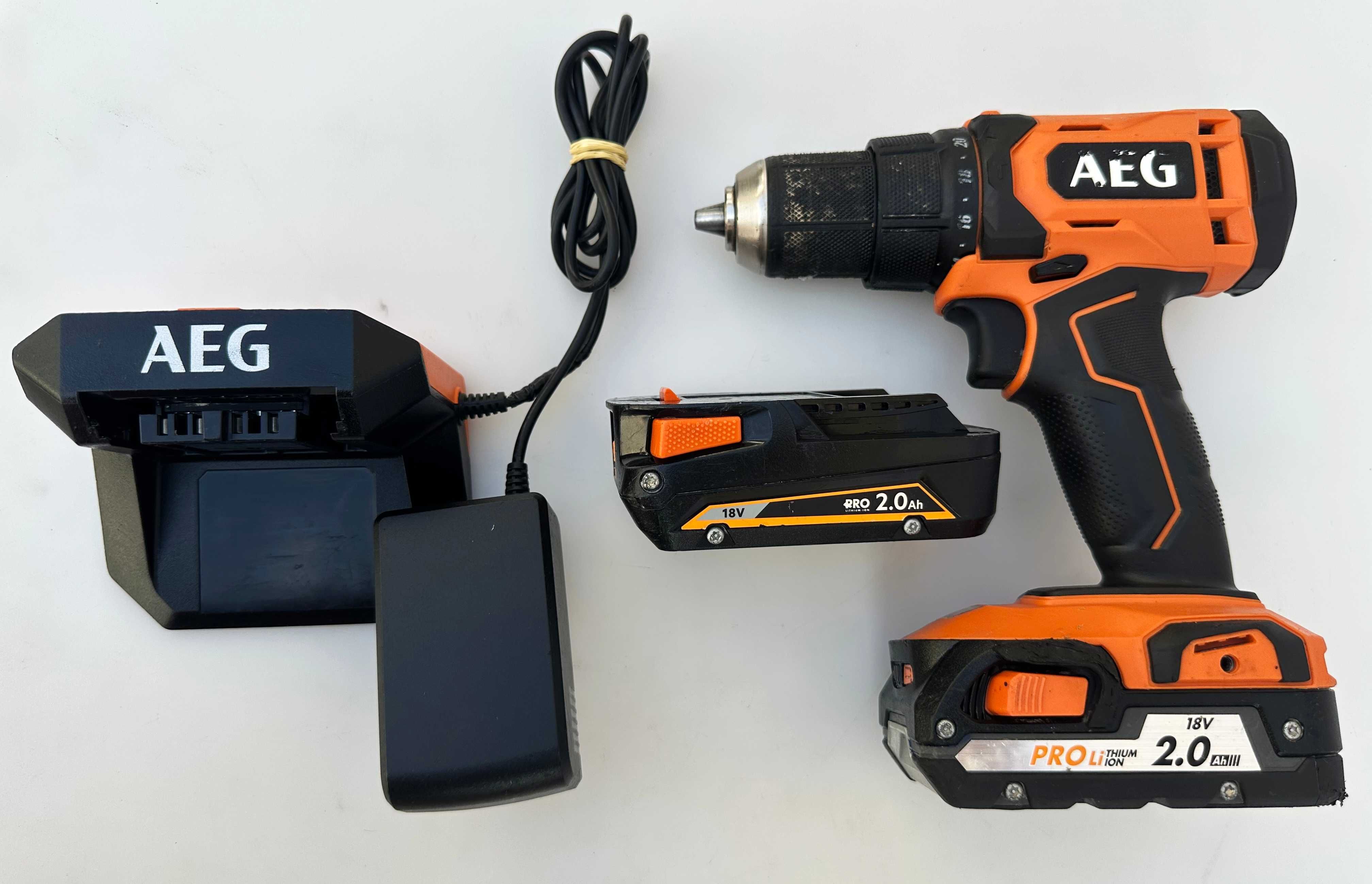 AEG BSB18G4 - Ударен винтоверт 2x18V 2.0Ah 2024г.