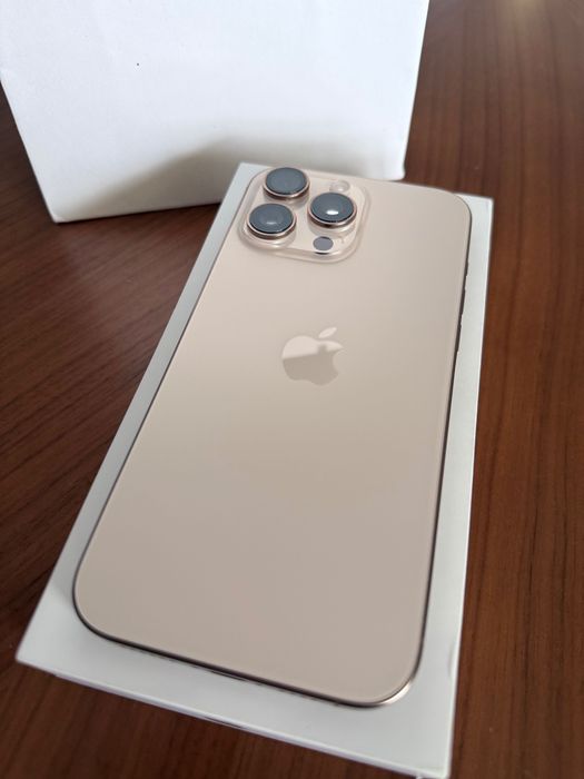 Iphone 16 Pro Max 1 TB Dessert Titanium, ca nou, factura, in garantie
