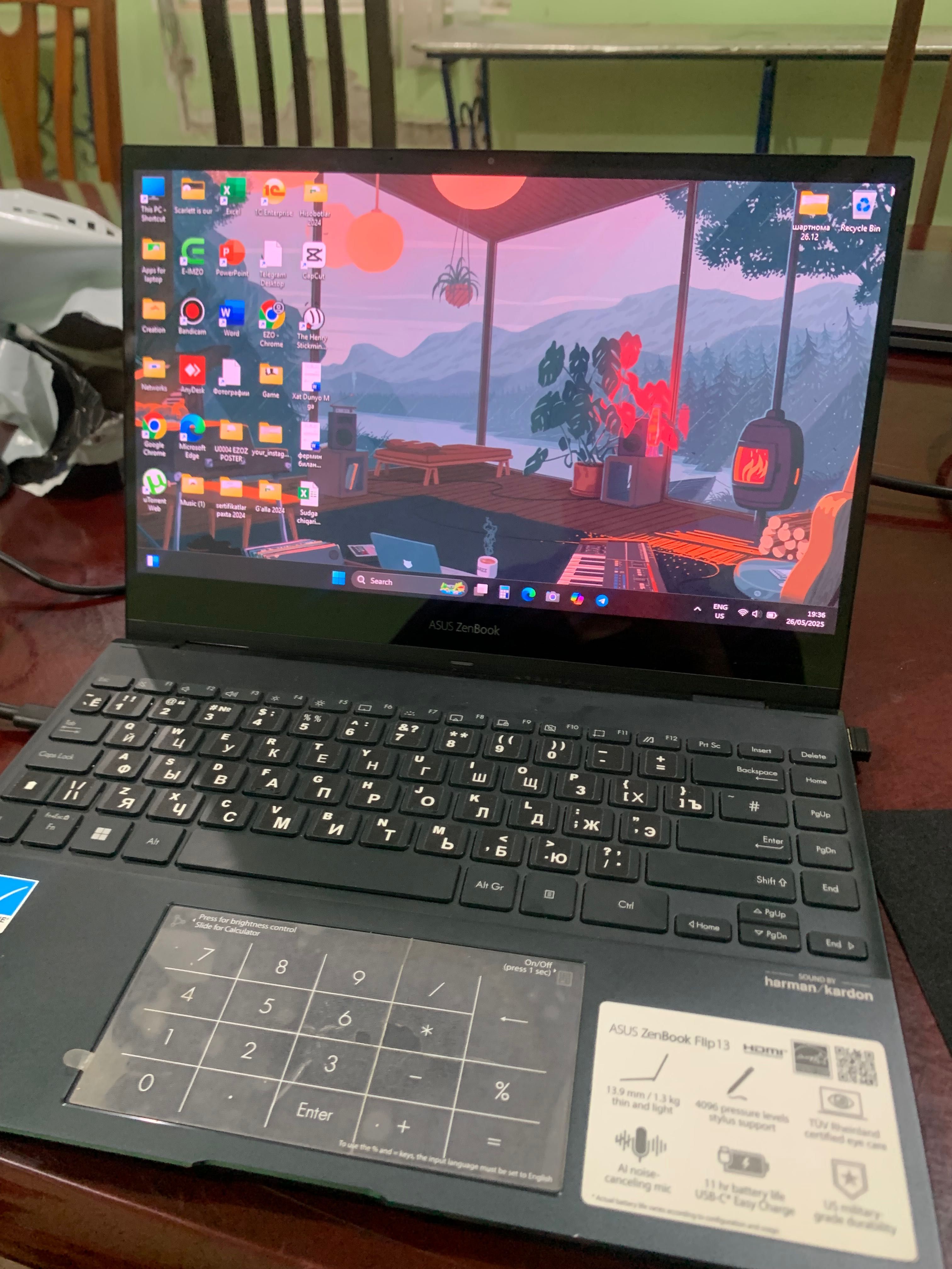 ASUS ZenBook UX363EA sensorli noutbuk sotiladi