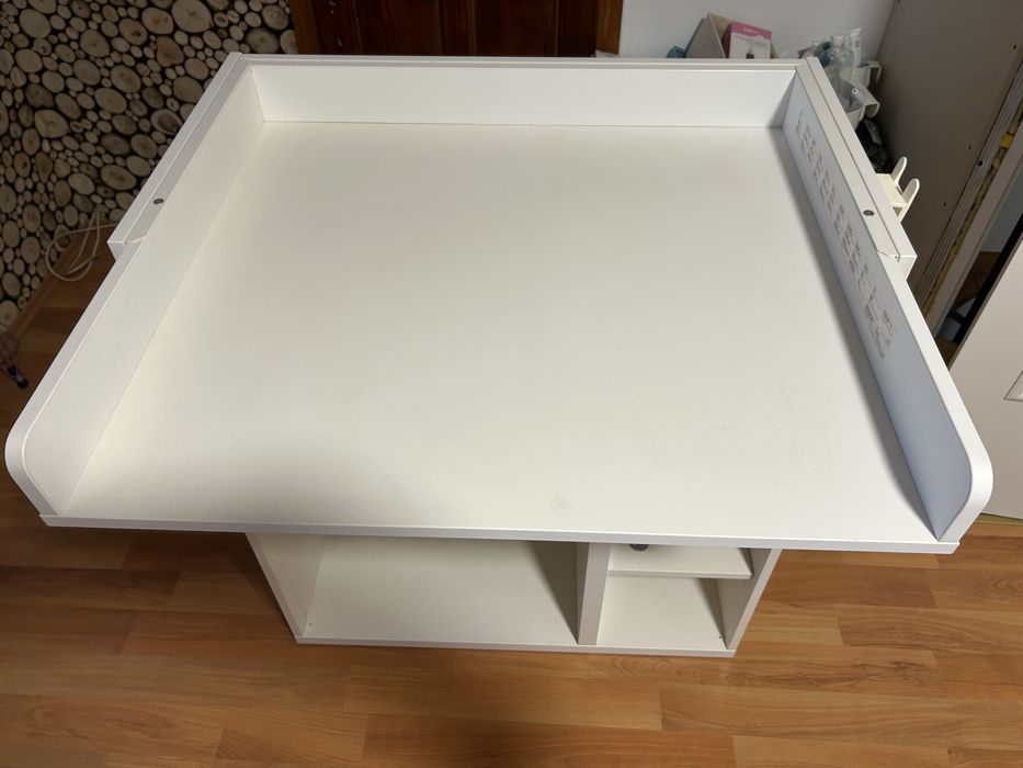 Masă înfasat alba 90x79x100