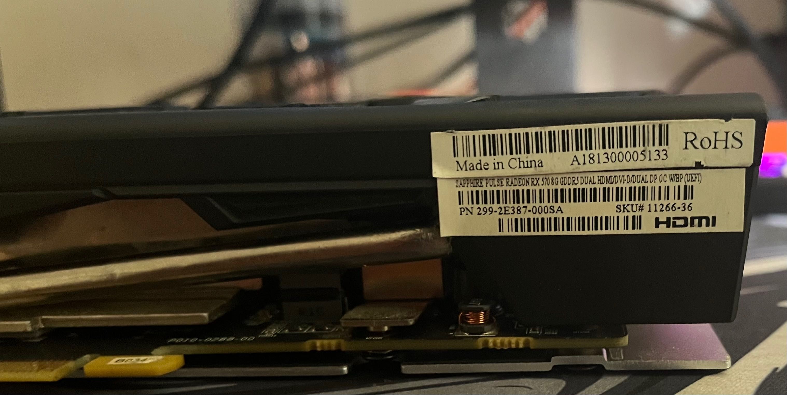 Placa video rx 570 series 8gb