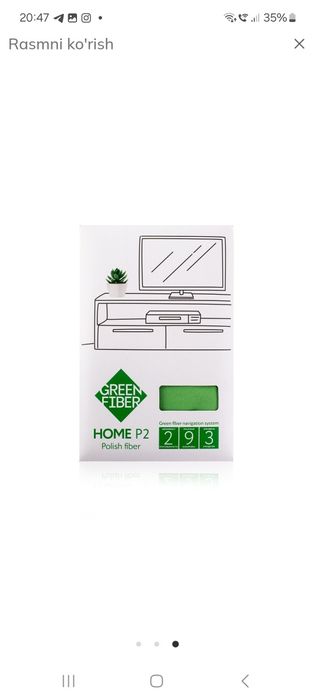 Oyna uchun ideal fayber