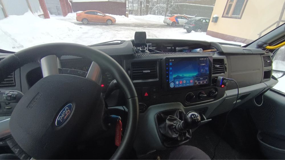 Магнитола для Ford Transit, Fusion, galaxy, kuga, Focus с рамкой новая