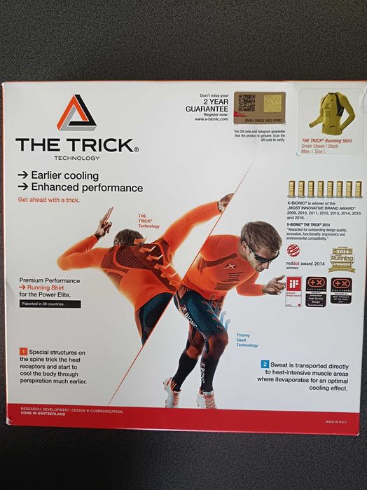 X-Bionic Mens The Trick tricou-bluza maneci lungi -mas L