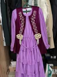 Национальное платье от Казахстанского дизайнера