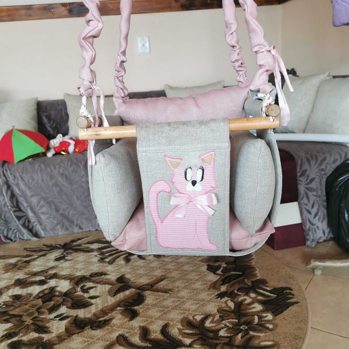 Бебешка люлка с възглавници