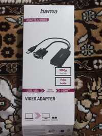 Adaptor video usb,VGA către HDMI
