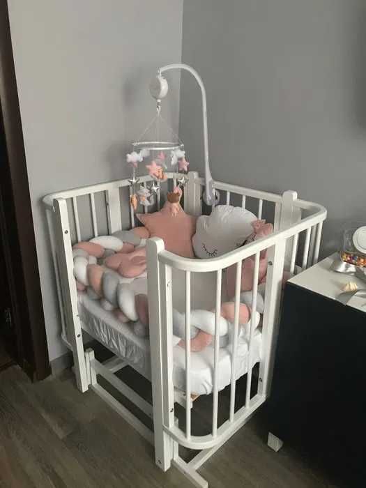 Детская кроватка Оливия с рождения до 7 лет с матрасами