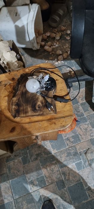 Lampa rustica hand made