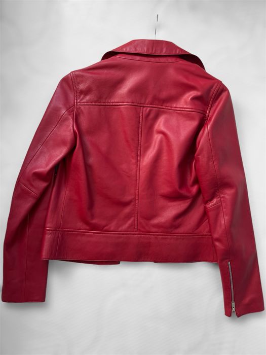 Кожено рокерско яке от естествена кожа Massimo Dutti