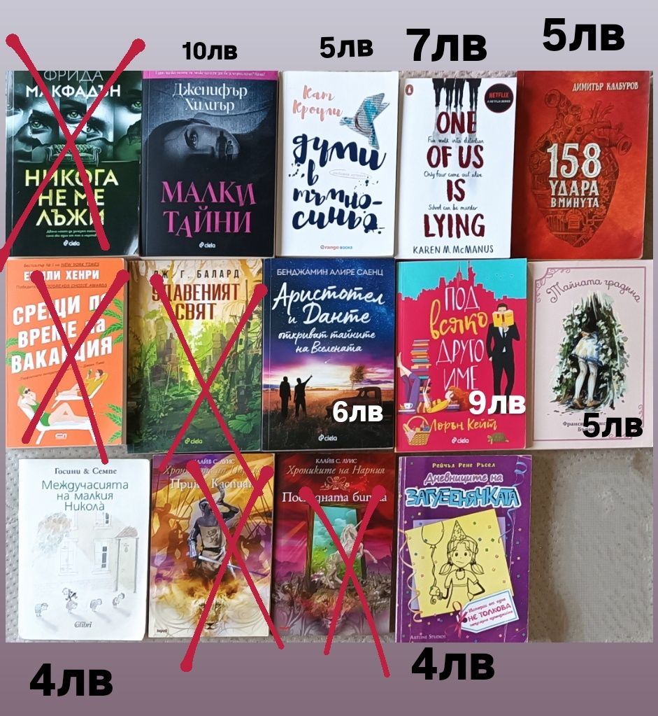 Книги в отлично състояние