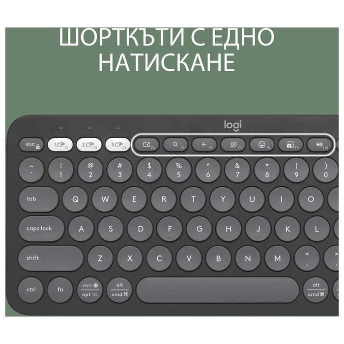 Безжичен Комплект LOGITECH PEBBLE 2 COMBO Graphite