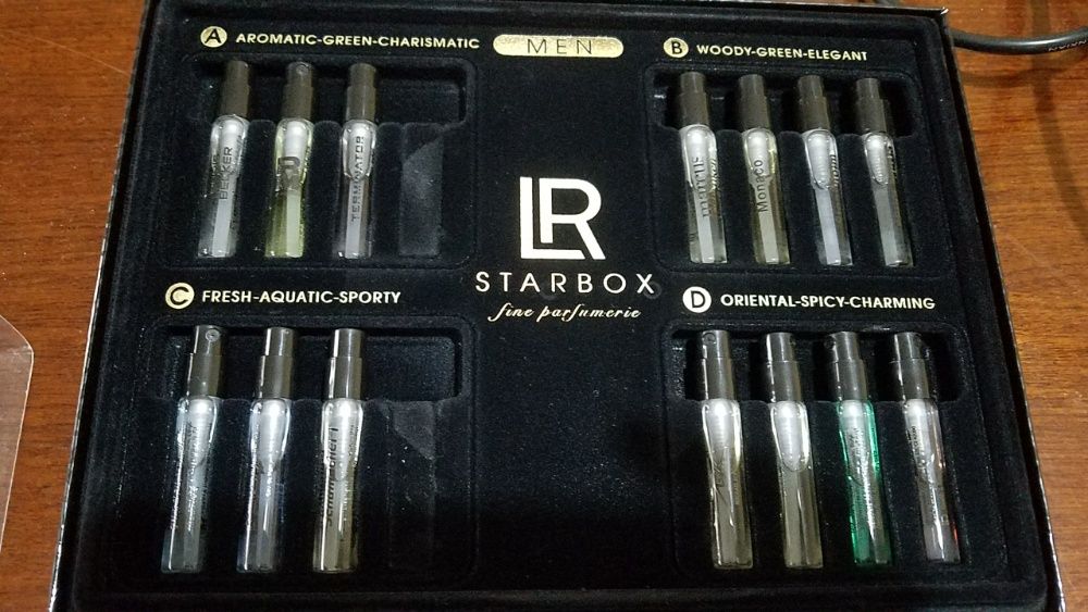 LR немски парфюми на известни личности