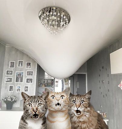 Ремонт натяжных потолков