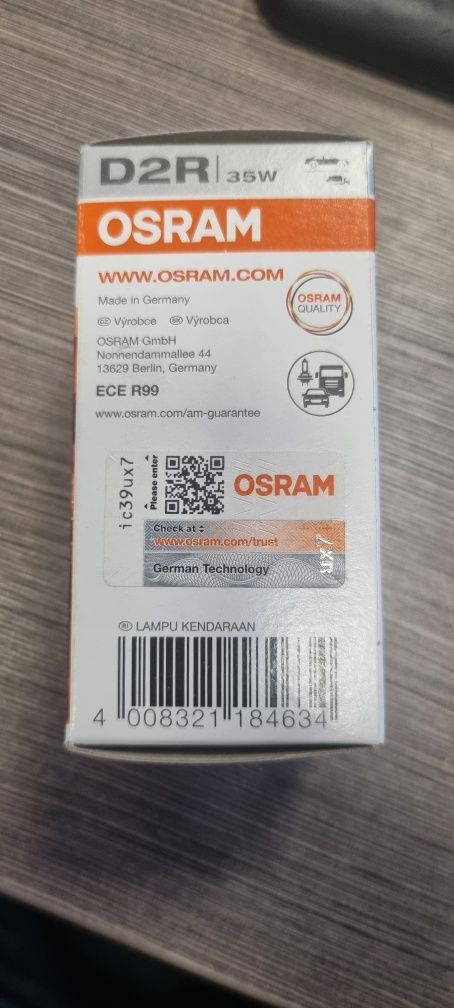 Крушка Xenon D2R P32D-3 66250 35W Original Xenarc 4300K