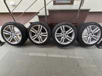 Jante roti 18" 5×120, bmw, ats evo 808, anvelope michelin iarna 225/45