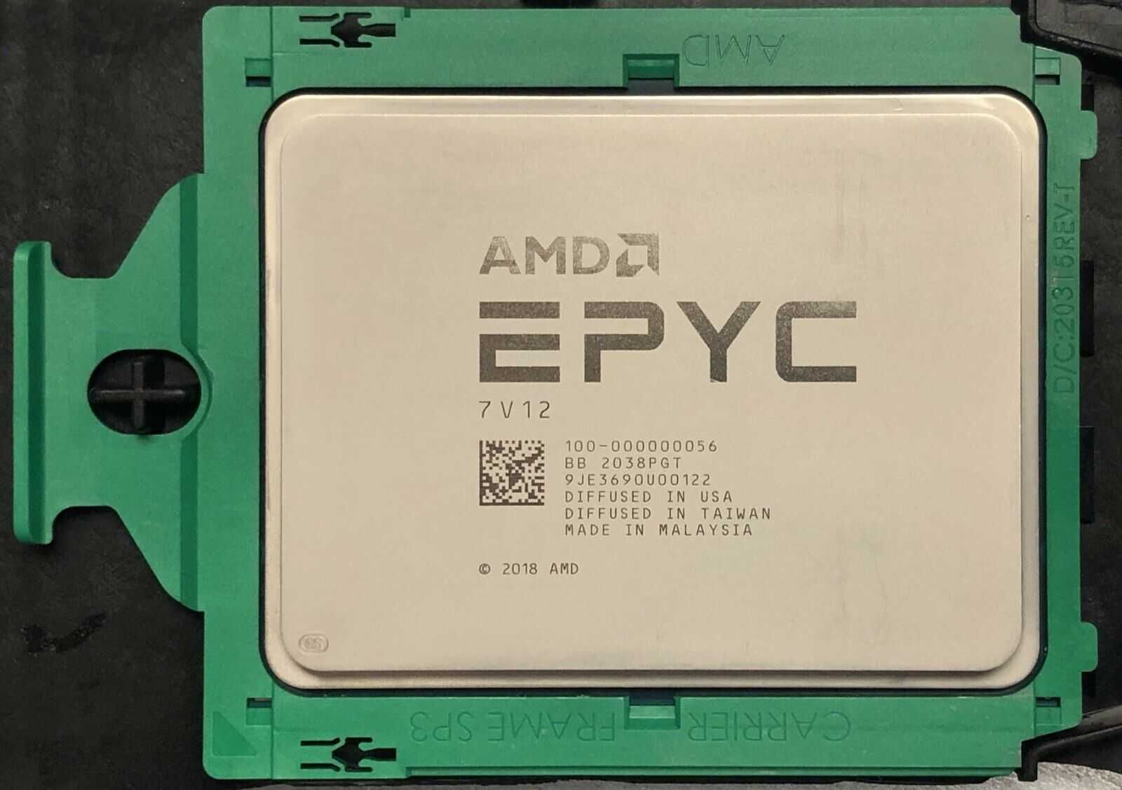 Procesor CPU AMD Epyc 7702  (3.35 GHz, 64 Cores/128 Threads, SP3) Tray