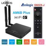 Ugoos AM6B Plus Wifi-6 Smart Android 9,0 Amlogic S922X-J DDR4 4ГБ 32ГБ