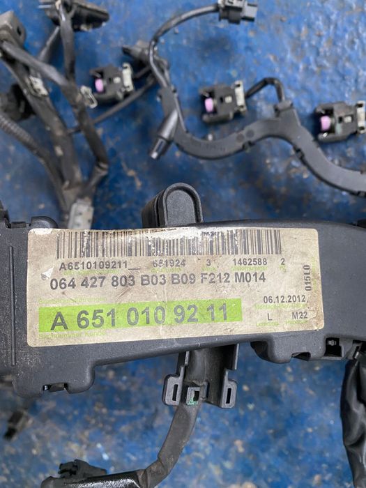 Instalatie electrica motor om651 mercedes w204 w212 cls ml 2.2cdi e250
