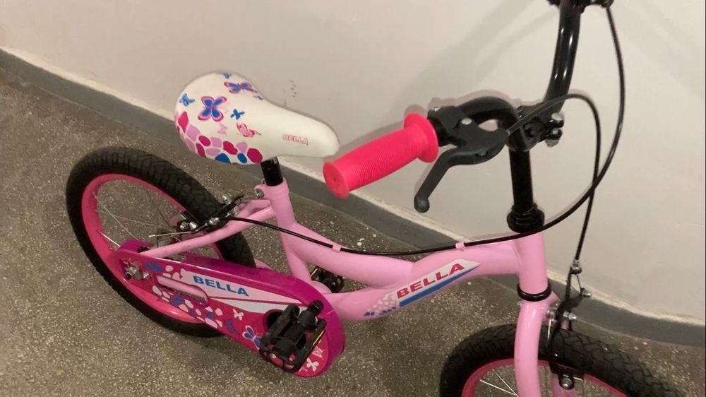 Bicicleta Roz 16'' pentru Copii - BMX