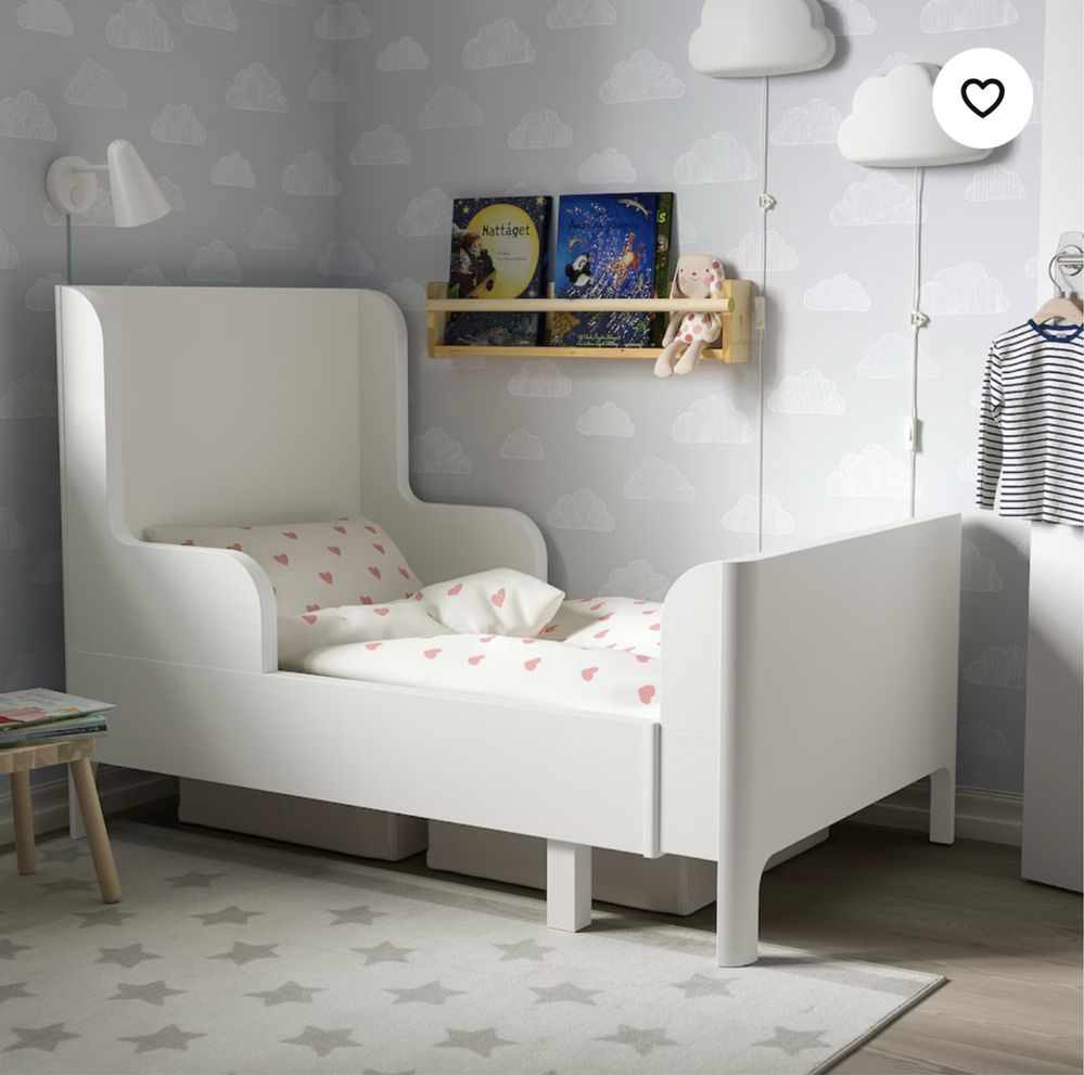 Ikea Busunge set alb