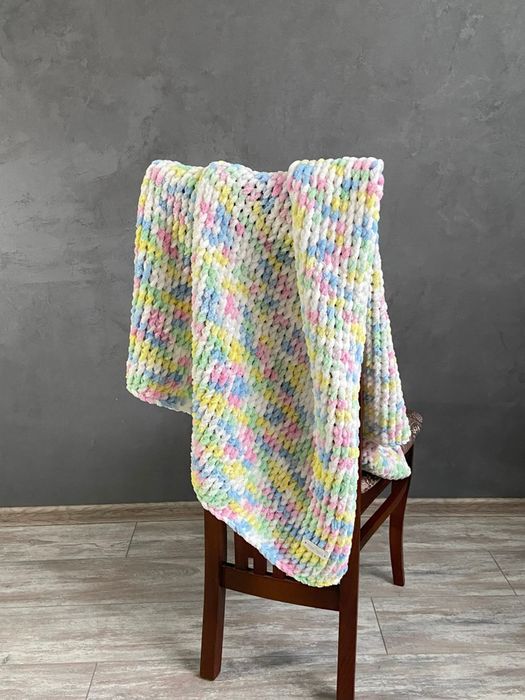 Одеяла вязаные на заказ