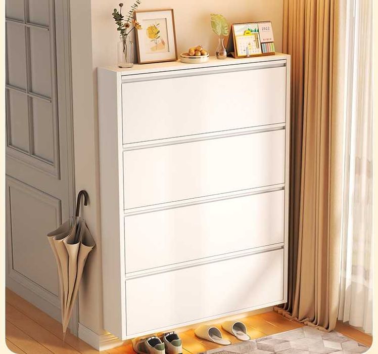 Metall poyabzal shkafi, qalinligi atigi 15 sm