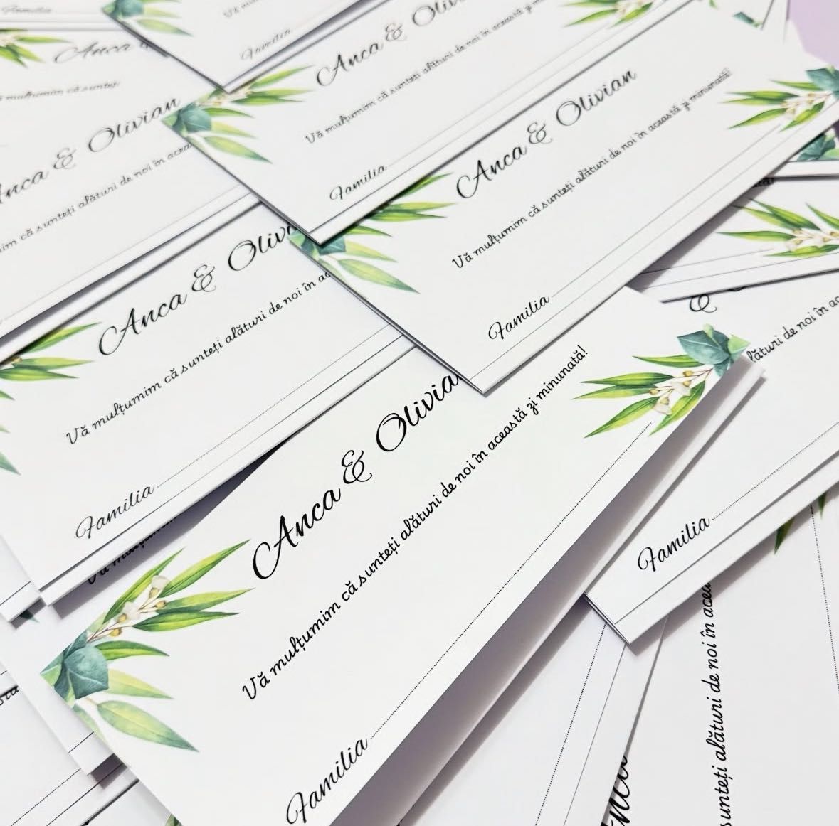 Invitatii nunta, botez, plicuri bani, meniuri, papetarie evenimente
