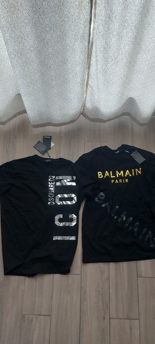 Super promo Tricou balmain +Tricou dsquared noi cu eticheta