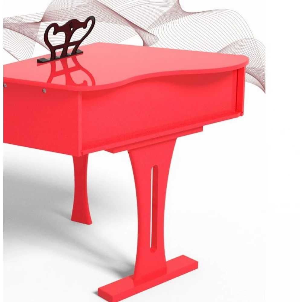 Pian pentru copii, din lemn, scăunel inclus, 30 clape, design elegant