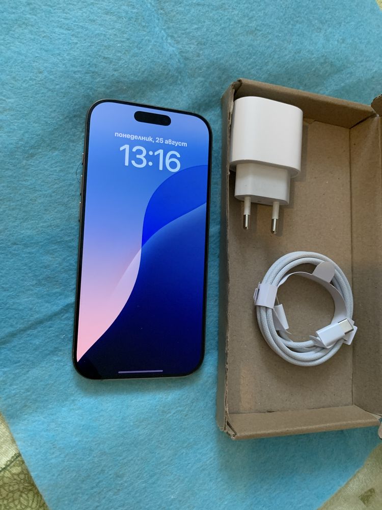 Iphone 16 Pro 128 gb desert 100% батерия