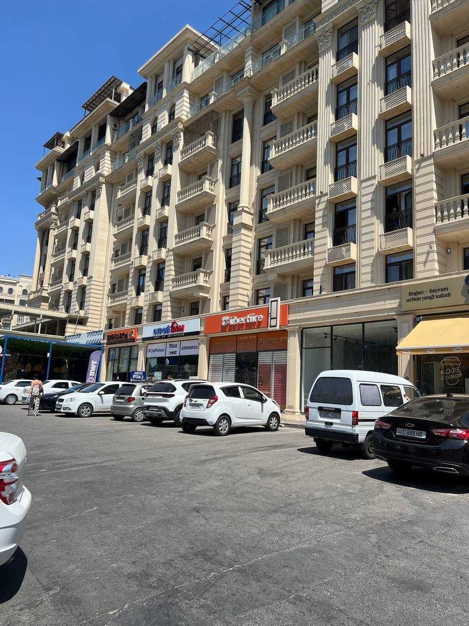 Продается коробка 85кв+13кв балкон в новостройке ЖК "Oq Saroy"