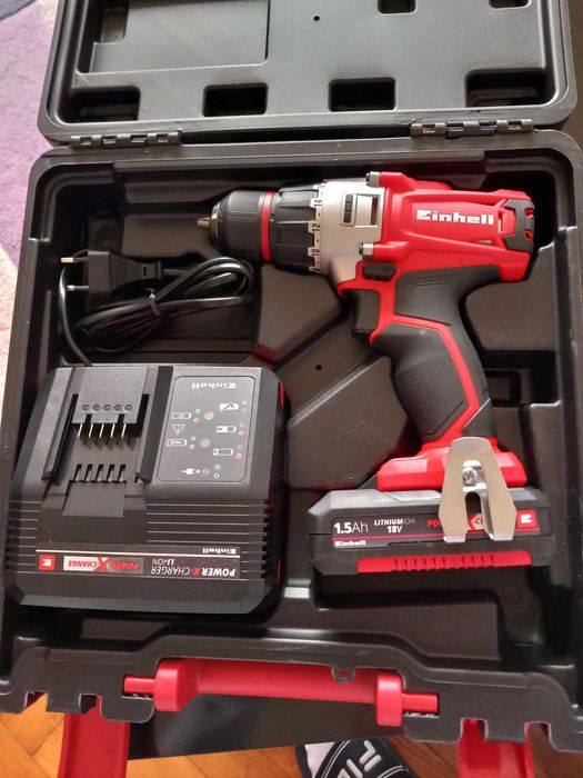 Vand mașină de înșurubat cu acumulator Einhell TE-CD 18/2 Li.