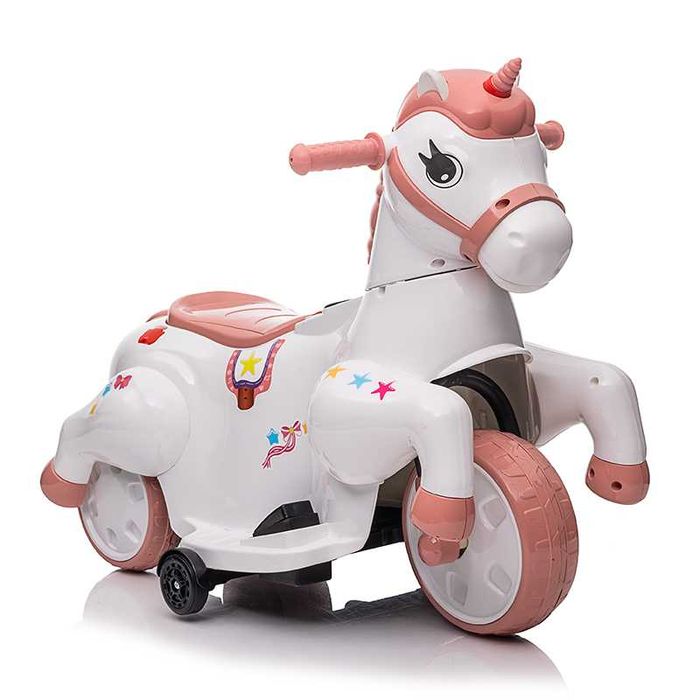 Tricicleta electrica pentru copii, Kinderauto Poney 40W 6V Pink Pal