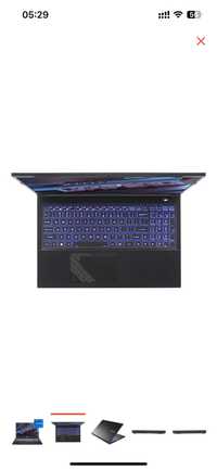Игровой ноутбук GIGABYTE G5 MF5 H2KZ354KD черный